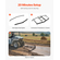 Σβαρνιέρα VEVOR Drag Harrow 74" Πλάτος ρυμούλκησης πίσω από σβάρνα Drag Harrow, χαλύβδινη, ισοπεδωτική μηχανή χαλικιού ATV UTV
