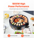 VEVOR Hot Pot με Γκριλ Ηλεκτρική ψησταριά και ζεστή κατσαρόλα 1800W 2 σε 1 χωρίς καπνό