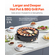 VEVOR Hot Pot με Γκριλ Ηλεκτρική ψησταριά και ζεστή κατσαρόλα 1800W 2 σε 1 χωρίς καπνό