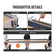 Τραπέζι Shuffleboard VEVOR 11,5 ποδιών, Σετ παιχνιδιών Shuffleboard και Bowling 2 σε 1