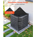 Κάλυμμα κλιματιστικού VEVOR 711 x 711 x 812 mm, διπλής στρώσης, αποσπώμενο στέγαστρο