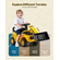 VEVOR Ride On Push Car Εκσκαφέας 25 kg με αποθηκευτικό χώρο κάτω από το κάθισμα