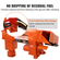 Αντλία μεταφοράς καυσίμου VEVOR, 12V DC 16 GPM 1/4 HP, Αντλία εξαγωγής βενζίνης με αυτόματο ακροφύσιο, σωλήνα εκκένωσης και σωλήνα αναρρόφησης για βενζίνη, ντίζελ, κηροζίνη, μείγματα αιθανόλης και μεθανόλης και βιοντίζελ