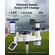 Μετεωρολογικός σταθμός VEVOR 7 σε 1 Wi-Fi, οθόνη TFT 177,8 mm, ασύρματος αισθητήρας εξωτερικού χώρου με ηλιακή ενέργεια, βροχόμετρο, εσωτερικός/εξωτερικός χώρος για πρόγνωση καιρού, ταχύτητα ανέμου, κατεύθυνση, θερμοκρασία, υγρασία, βροχόπτωση
