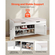 Πάγκος Παπουτσιών VEVOR, Πάγκος Εισόδου 1050 x 350 x 503 mm με Ανυψούμενη Αποθήκευση και Μαξιλάρι Καθίσματος, Ράφι Αποθήκευσης Παπουτσιών 250 λίβρες με 3 Ντουλάπια και Ράφι Ρυθμιζόμενου Ύψους, για Υπνοδωμάτιο, Διάδρομο, Λευκό + Μαύρο