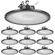 VEVOR 10 τεμάχια LED High Bay Lights, 5000K 200W 30000LM Super Bright UFO LED Warehouse Shop Lights, IP65 Αδιάβροχο, 100-277V Ευρεία τάση για αποθήκη, εργαστήριο, εργοστάσιο, γυμναστήριο, γκαράζ, αχυρώνα, μαύρο