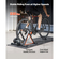 VEVOR Bike Trainer, Αντίσταση 6 Επιπέδων, Τροχοί 660,4-736,6 mm & 700C, Πτυσσόμενη Μαγνητική Στατική Βάση Ποδηλάτου για Άσκηση σε Εσωτερικό Χώρο με Σουβλάκι Γρήγορης Απελευθέρωσης & Μπλοκ Ανύψωσης Μπροστινού Τροχού, Μαύρο