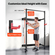Πτυσσόμενο Power Cage VEVOR, Επιτοίχια βάση καθισμάτων Power Rack, Πολυλειτουργικός εξοπλισμός προπόνησης ενδυνάμωσης με βάση ναρκών, ρυθμιζόμενα J-Hooks και μπάρα έλξης για γυμναστήριο στο σπίτι, χωρητικότητα 545 κιλών