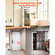 Πόρτα Αχυρώνα VEVOR Δίπτυχη, 914 x 2134 mm, MDF με συρόμενες πόρτες από σκληρυμένο γυαλί, Συμπεριλαμβάνεται κιτ εξαρτημάτων, Σχεδιασμός εξοικονόμησης χώρου, Προσυναρμολογημένα πάνελ για υπνοδωμάτιο, σαλόνι, ντουλάπα, λευκό