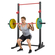 VEVOR Power Cage Squat Rack, Πολυλειτουργικός εξοπλισμός πιέσεων πάγκου Power Rack με ρυθμιζόμενα J-Hooks 28 επιπέδων, Γυμναστήριο ενδυνάμωσης για προπόνηση στο σπίτι για καθίσματα με μπάρα, έλξεις, άρση βαρών