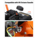 Συμπιεστής πλάκας VEVOR, κινητήρας βενζίνης 2 HP 79CC, δονούμενος κριός εδάφους 5250 VPM, δύναμη συμπύκνωσης 8 kN, πλάκα 41 x 31,5 cm, συμπιεστής με πεζοδρόμιο για διαμόρφωση τοπίου με οδοστρώματα, άσφαλτος, θεμέλια, έδαφος