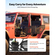 Πόρτες VEVOR Jeep Tube, 4θυρες, συμβατές με Jeep Wrangler JK Unlimited 2007-2018, Χαλύβδινες μπροστινές και πίσω σωληνωτές ημιθυρίδες Off Road με πιστοποιημένους πλευρικούς καθρέφτες DOT, τσάντα αποθήκευσης και λαστιχένια μαξιλαράκια.