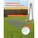 Σβάρνα VEVOR Drag Harrow, 2 x 1,2 m, Τσουγκράνα σβάρνας υψηλής απόδοσης με αλυσίδα, ATV, UTV, Τρακτέρ, Προσαρτήματα, Ανθεκτικό χαλύβδινο πλέγμα σύρσης από γαλβανισμένο χάλυβα με αλυσίδα ρυμούλκησης, για χαλίκια, αυλάκια, ισοπέδωση αγρού