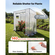 Θερμοκήπιο VEVOR Walk-in, Θερμοκήπιο 195 x 77 x 168 cm για εξωτερικούς χώρους με παράθυρα, Ανθεκτικό κάλυμμα PE, Ρολαριστή πόρτα με φερμουάρ, Κιτ θερμοκηπίου Walk-in, Φορητό θερμοκήπιο φυτών για αυλή, Εξωτερικός χώρος