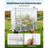 Θερμοκήπιο VEVOR Walk-in, Θερμοκήπιο 195 x 77 x 168 cm για εξωτερικούς χώρους με παράθυρα, Ανθεκτικό κάλυμμα PE, Ρολαριστή πόρτα με φερμουάρ, Κιτ θερμοκηπίου Walk-in, Φορητό θερμοκήπιο φυτών για αυλή, Εξωτερικός χώρος