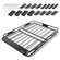 Καλάθι Αποσκευών VEVOR Roof Rack, 1168 x 914 x 102 mm, Βαρέως Τύπου Καλάθι Μεταφοράς Οροφής με Πτυσσόμενο Σχεδιασμό, Χωρητικότητα 90,72 kg, Βάση Αποσκευών Αυτοκινήτου με Εύκολη Εγκατάσταση σε Όλες τις Καιρικές Συνθήκες, Universal για Φορτηγό SUV