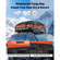 Καλάθι Αποσκευών VEVOR Roof Rack, 1371 x 864 x 102 mm, Βαρέως Τύπου Καλάθι Μεταφοράς Οροφής με Αδιάβροχη Τσάντα, Δίχτυ Αποσκευών, Ιμάντες Καστάνιας, Χωρητικότητα 90,72 kg, Βάση Αποσκευών Αυτοκινήτου Universal, για Φορτηγό SUV