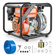 Αντλία νερού VEVOR με βενζίνη, 50,8 mm, 128 GPM 6HP, φορητή αντλία μεταφοράς νερού για λίπη, βενζινοκινητήρας με σωλήνα εκκένωσης 7,62 m, πλαίσιο βαρέως τύπου, πτερωτή από χυτοσίδηρο, για άρδευση, πισίνες