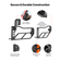 Πόρτες VEVOR Jeep Tube, 4θυρες, συμβατές με Jeep Wrangler JL 2018-2026 & Gladiator JT 2020-2026, Χαλύβδινες μπροστινές και πίσω σωληνωτές ημιθυρίδες Off Road με πιστοποιημένους πλευρικούς καθρέφτες DOT και λαστιχένια μαξιλαράκια.