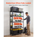 Ράφια Αποθήκευσης VEVOR, Ρυθμιζόμενα 5 Επιπέδων, Χωρητικότητα 1360,8 kg, Ράφια Αποθήκευσης Γκαράζ Βαρέως Τύπου, Μεταλλικό Ράφι Βοηθητικών Υπηρεσιών, για Αποθήκη Γκαράζ και Υπόγειο Κουζίνας, 1030 mm Π x 465 mm Β x 1813 mm Υ