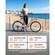 Γυναικείο Ποδήλατο VEVOR, Ποδήλατο Beach Cruiser 61cm, Ποδήλατο Πόλης Ενηλίκων 7 Ταχυτήτων με Σκελετό από Ανθρακονήματα, Χωρητικότητα 150kg, Καλάθι, Πίσω Σχάρα & Διπλά Φρένα V, Ροζ