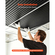 Πλακάκια οροφής PVC VEVOR 605x1215mm, 12 τεμάχια, τρισδιάστατα μαύρα γραμμικά πάνελ, λείο φύλλο PVC για πλέγμα πτώσης, ανθεκτικό στις κρούσεις, βαφόμενη επιφάνεια, εύκολο κόψιμο, μοντέρνο διακοσμητικό στυλ για σπίτι, γραφείο