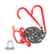 VEVOR 3/8&quot; x 3&#039; G80 Αλυσίδα ρυμούλκησης J Hook V-Chain Bridle Grab Hook Wrecker 15600 lbs