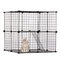 VEVOR Μεγάλο Κλουβί Γάτας 2 επιπέδων 28 x 28 x 28&quot; Μεταλλικό συρμάτινο παρκοκρέβατο με σκάλα