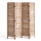 VEVOR Wood Divider Room Ξύλινο Privacy Screen 4 Panel Room Separation Divider