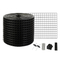 VEVOR 6 ιντσών x 50ft Solar Panel Bird Guard, Critter Guard Roll Kit με 50 τμχ συνδετήρες από κράμα αλουμινίου, προστατευτικό ηλιακό πάνελ με επίστρωση PVC ανθεκτική στη σκουριά, συρμάτινο πλέγμα 1/2 ιντσών