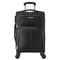 20-Inch Softside Expandable Luggage with Spinner Wheels Carry on Suitcase Black | VEVOR US